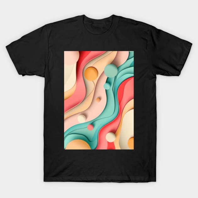 Color Swirl Harmony T-Shirt by star trek fanart and more